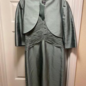 Adriana Papell 2pc Dress with Bolero, size 12